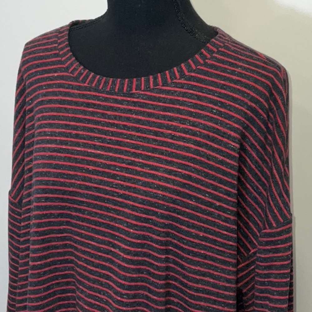 J. Jill Stripe Tunic Top, EUC - Picture 2 of 10